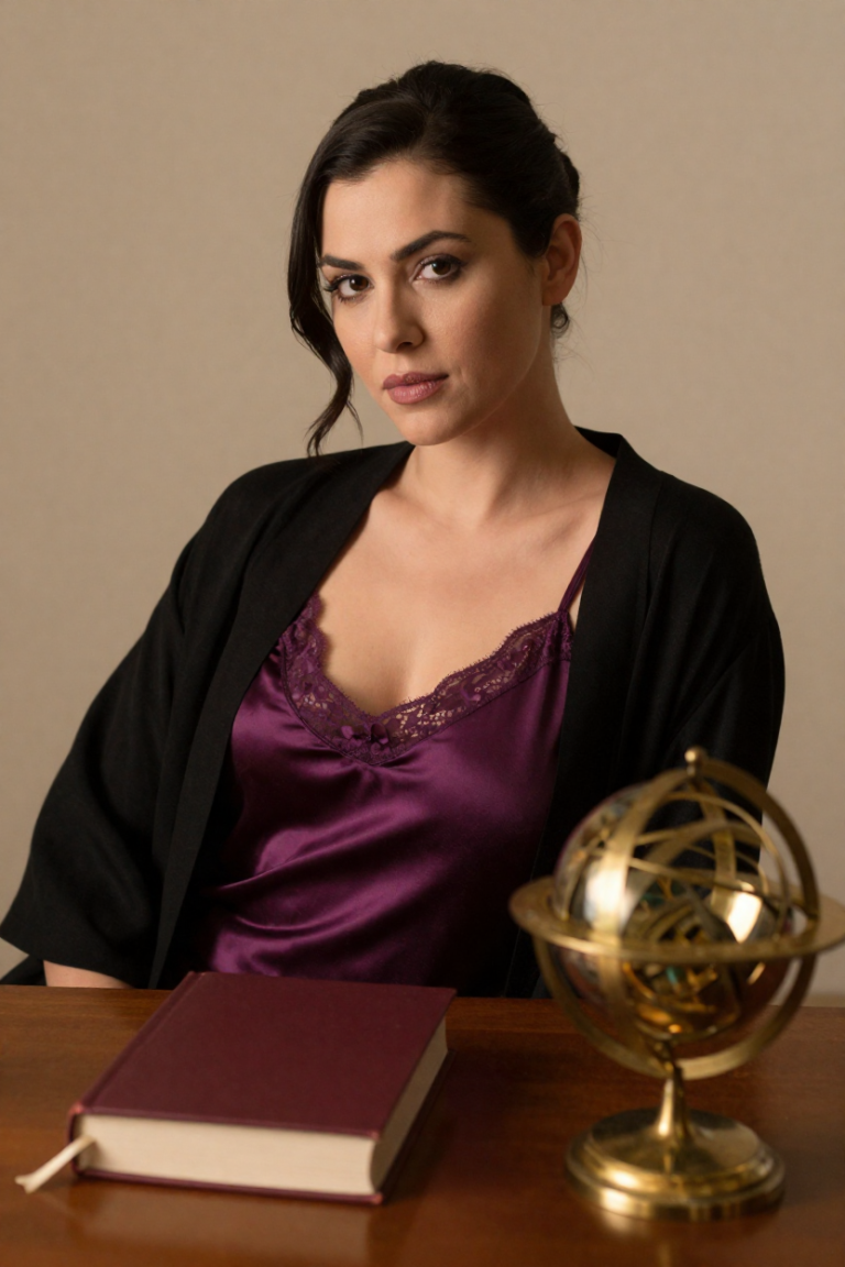 Smooth brass armillary rings, burgundy volume, unmarked polished metal — CreatorLinkGenius
